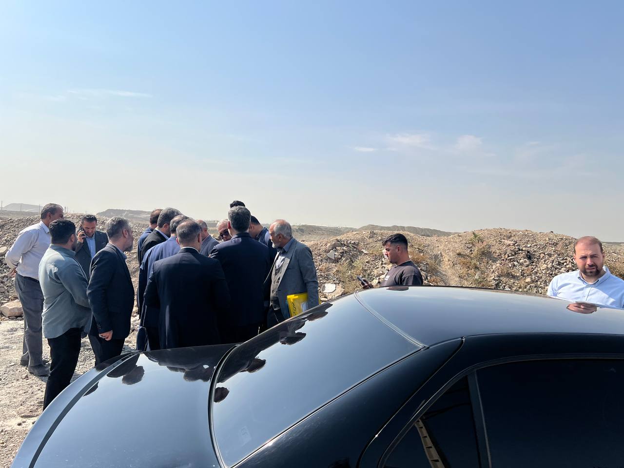 بازدید میدانی مسئولان شهرستان قدس برای ساماندهی رودخانه کرج
