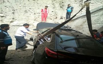 تصادف مرگبار در جاده هراز 