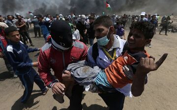  یونیسف: 40 کودک فلسطینی در تظاهرات بازگشت کشته شدند