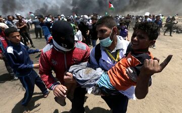  یونیسف: 40 کودک فلسطینی در تظاهرات بازگشت کشته شدند