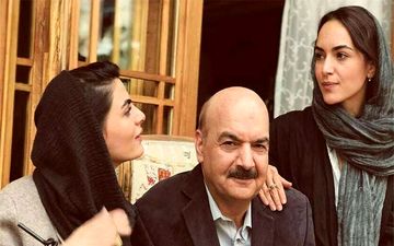 تیپ «آقای مجری» در کنار دخترانش + عکس