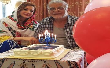 جشن تولد «مهدی فخیم زاده» بعد از مرخص شدن از بیمارستان /عکس