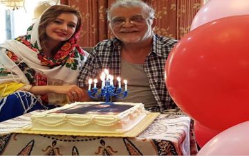 جشن تولد «مهدی فخیم زاده» بعد از مرخص شدن از بیمارستان /عکس