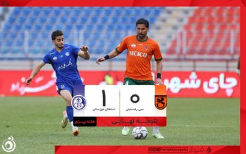 خلاصه بازی مس رفسنجان 0 - استقلال خوزستان 1 + ویدئو
