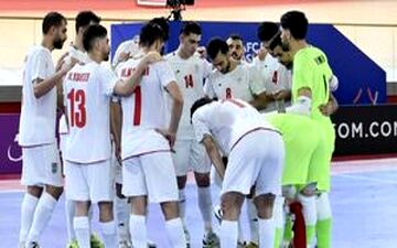 برتری فوتسال ایران برابر افغانستان در نیمه نخست