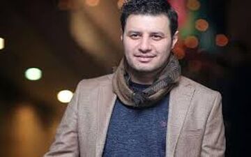 ژست جذاب جواد عزتی و همسرش