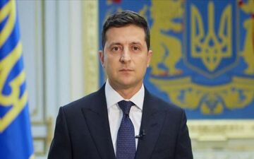 رئیس جمهور اوکراین به کرونا مبتلا شد