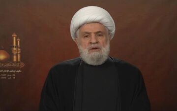  شیخ نعیم قاسم عصر امروز سخنرانی می‌کند 