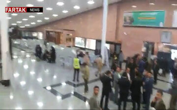 نگرانی خانواده‌های سرنشینان هواپیمای سقوط کرده + فیلم