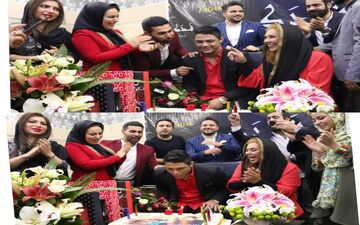 ستاره زن سینما و جشن 21سالگی پسرش + عکس