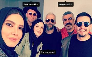 سلفی لیسانسه ها در پشت صحنه (عکس)