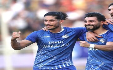 گل اول استقلال خوزستان به پرسپولیس (جواد آقایی پور)