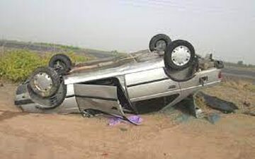 اژگونی مرگبار پژو در جاده ساوه + جزییات 