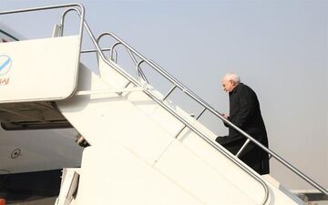 بعد از پایان تور اروپایی؛ ظریف عازم تهران شد