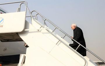 بعد از پایان تور اروپایی؛ ظریف عازم تهران شد