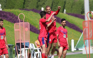 تمرین امروز پرسپولیس 27 اسفند: بازگشت دو ستاره سرخ‌پوش به تمرینات