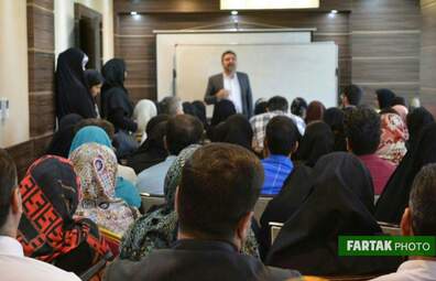 برگزاری فن بیان و سخنوری با حضور استاد محمد علی حسینیان به روایت تصویر