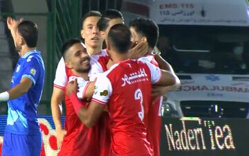 طوفان زودهنگام پرسپولیس؛ خدابنده‌لو در دقیقه ۷ گل زد + ویدئو