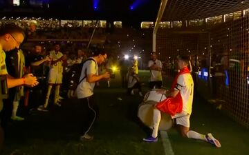 ویدئو / جشن خاص رونالدو، بر طبل شادانه بکوب