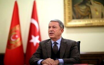 وزیر دفاع ترکیه: هیچ نقض آتش بسی در ادلب صورت نگرفته است
