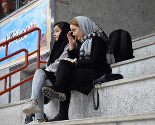 دیدار تیم‌های بانک گردشگری کرمانشاه با سایپا اصفهان در لیک دسته یک والیبال کشور