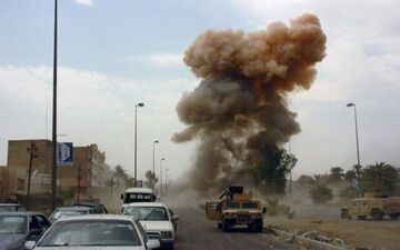 حمله موشکی به شرق موصل