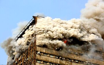 علت اولیه حادثه پلاسکو اتصال برق بوده است