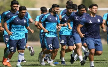 تمرین آبی پوشان ۲ روز تعطیل شد
