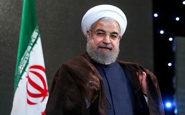 حضور حسن روحانی و علی لاریجانی در مراسم سالگرد درگذشت آیت‌الله هاشمی‌