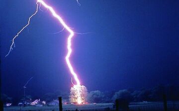 مرگ جوان مهرانی بر اثر صاعقه