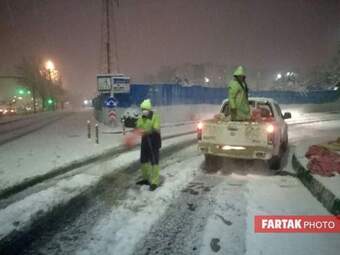 برف در تهران