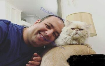 سلفی عجیب و غریب بازیگر مشهور با حیوان خانگی اش