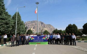 کارکنان پتروشیمی کرمانشاه در مسیر تندرستی و همبستگی