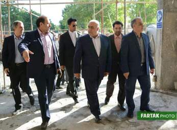بازدید استاندار و مدیرکل میراث‌فرهنگی کرمانشاه از هتل کلینک ماد