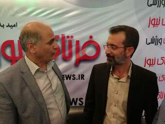 گزارش تصویری بازدید دکتر رشیدی مدیرعامل و اعضای کادر فنی باشگاه راه آهن تهران از غرفه فرتاک نیوز و فرتاک ورزشی