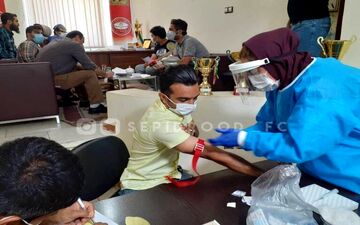 انجام دومین مرحله تست کرونا باشگاه سپیدرود