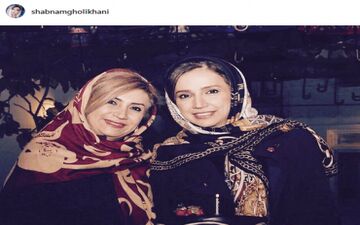 عکسی که بازیگر زن سینما در کنار خواهرش منتشر کرد