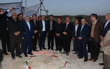 گزارش تصویری از کلنگ زنی مجتمع فرهنگی ورزشی سرپل ذهاب توسط مدیرعامل بانک شهر 