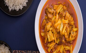 آموزش خورش کنگر با لپه | همه عاشق این طعم جذابش میشن