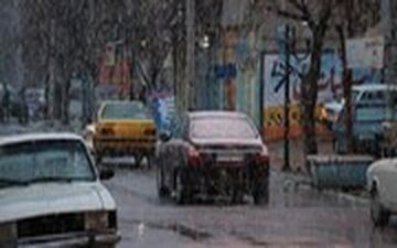  اولین برف تهران از لنز دوربین علی کریمی!