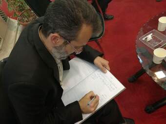 گزارش تصویری بازدید دکتر رشیدی مدیرعامل و اعضای کادر فنی باشگاه راه آهن تهران از غرفه فرتاک نیوز و فرتاک ورزشی