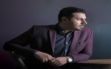 خواجه امیری در کنار پدربزرگوار و پیامی اینستاگرامی 