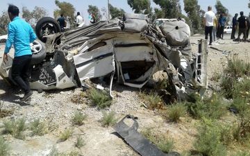 تصادف در جاده گتوند- جنت مکان ۲ کشته و ۲ مصدوم بر جا گذاشت