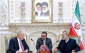 
در دیدار رئیس مجلس با وزیر امور خارجه انگلیس چه گذشت
