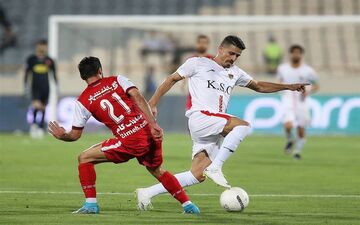 لیگ برتر فوتبال| تساوی حاصل کار پرسپولیس و فولاد در نیمه اول
