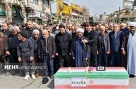وداع احساسی مردم صومعه‌سرا با معلم شهیده؛ پیکر مطهر در آرامش دوگور جای گرفت