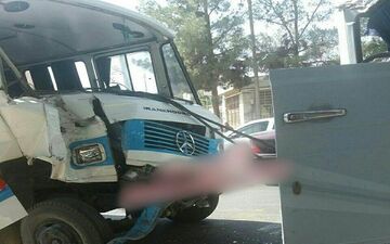 ۱۲ مصدوم در پی حادثه برای ۲ سرویس مدرسه