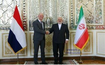 وزیر خارجه هلند با ظریف دیدار کرد
