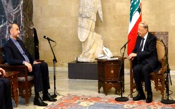 دعوت آیت الله رئیسی از میشل عون برای سفر به تهران