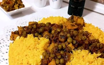 خورش نخود فرنگی خوشمزه رو این طوری درست کن/ مرحله به مرحله